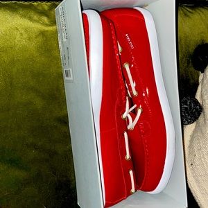 Cole Haan Nantucket patent leather loafers